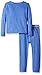 Fruit of the Loom Boys' Big Active Performance Thermal Underwear Set, Royal Heather, 10/12