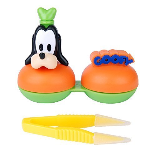 Disney Mickeymouse & Friends Characters Contact Lens Case, For Soft Contact lenses (Goofy)