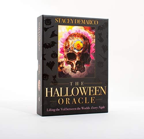 Halloween Oracle: Lifting the Veil between the Worlds Every Night, 36 colour cards & 80-page guidebook
