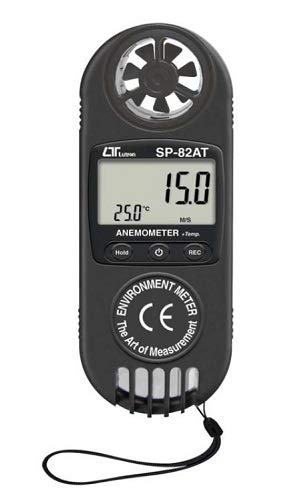 2-IN-1 WINDMETER GAUGE ANEMOMETER AIRFLOW TEMPERATURE WINDSPEED KITE SURFING WM6