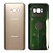 CELL4LESS Replacement Back Glass Cover Back Battery Door w/Pre-Installed Adhesive for Samsung Galaxy S8 Plus OEM - All Models G955 All Carriers- 2 Logo - OEM Replacement (Maple Gold)