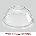 Green Direct Clear Cups With Lids / 12 oz. Clear Plastic Cups with Lids/Clear Disposable Cups/Ice coffee cups & Bubble Boba Tea Cups/Cup with Lid for Cold Drinking & Smoothie Pack of 100