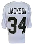 Bo Jackson Signed Custom White Pro-Style Football Jersey JSA