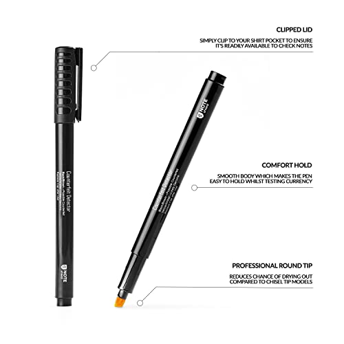 NoteShield 6 Pack Counterfeit Bill Detector Pen Counterfeit Pen Fake