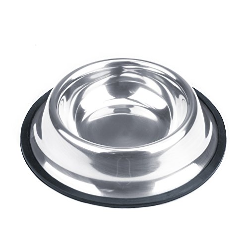 Weebo Pets Stainless Steel No-Tip Food Bowls - Choose Your Size, 4-ounce to 72-ounce (4oz. Toy)