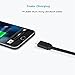 Short Charger Cable Cord PowerLine Keychain- 4 Inches Compatible for IPhone 8 7 Plus, IPhone 6s / 6 s Plus, IPhones SE, IPad , IPod Touch, IPod (3 Packs) (Black)