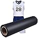 XPCARE Heat Transfer Vinyl HTV for T-Shirts 12 Inches by 12 Feet Roll (Black)