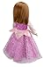 Christmas Doll Clothes Sleeping Beauty Party Dress+Tiara Hairpin for 18 Inch American Girl Dolls and Alike