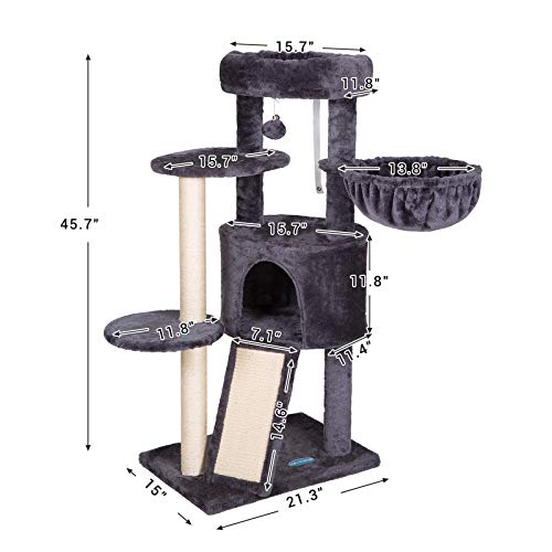 Heybrother Cat Tree with Scratching Board for Small cat, Cat Tower