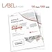 2x4 Labels Compatible with Inkjet and Laser Printers 10 up Labels 2x4 inch Shipping and Address White Mailing Labels Work for UPS USPS FedEx FBA SKU[100 Sheets 1000 Labels] Label&More