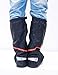 Wingstore Motorcycling Foldable Flat Waterproof Recycled PVC Men Rain Shoes Covers for Outdoor Cycling 2pcs/set (Extra Large)