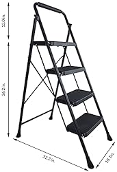 Elevon Folding Step Stool with Wide Anti-Slip