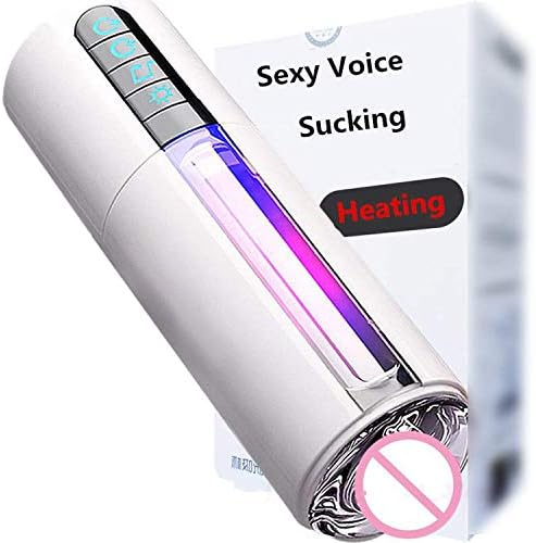 DWYQS Tshirt Male Màsturbràtǒr Intelligent Voice Heating Sucking Ma*sturbationMachine Deep Throat Male Màsturbràtǒrs ǒràl Vigina Vibrátion P*u'ssy Sexru Toys for Men,No Retail Box Pack