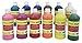 School Smart Washable Tempera Paints for School and Arts and Crafts Use, 16 Ounces Each, Assorted Colors, Set of 12