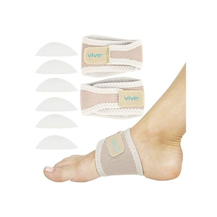Vive Bunion Brace (Pair) - Big Toe Corrector Straightener with Splint - Hallux Valgus Pad, Joint Pain Relief, Alignment Treatment - Orthopedic Sleeve Foot Wrap Support for Men and Women