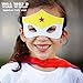 USA WOLF Superheroes Party Masks Boys & Girls Birthday Party Favors & Party Supplies, Perfect for Children Aged 3+ Halloween Super Hero Mask, Cosplay Party Felt Masks (24 Pcs)