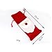 Megadream 10PCS Christmas Santa Claus Red Wine Bottle Decoration Cover Bags for Christmas Xmas Gift Dinner Party Table Decor – 10Packs