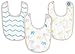 aden + anais (aden) Little Bib - Cotton Muslin - Ellie Star - Unisex - 3 ct