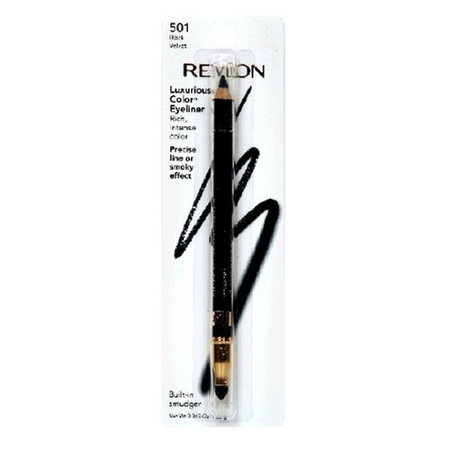 Revlon Luxurious Color Eyeliner, Black Velvet 501, 0.043 Ounce