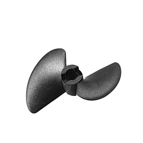 image for uxcell 2Pcs 40mm P/D 1.4 2-Vane Plastic Boat Model CW Propeller Prop 4