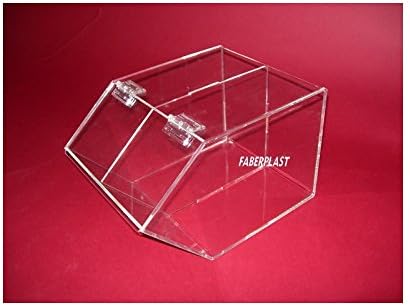Faberplast Contenedor Duo, Metacrilato, 30x22.5x19 cm