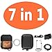 for Air Pod Holder Portable Anti-Lost Strap Silicone Case for AirPods (Sunset)