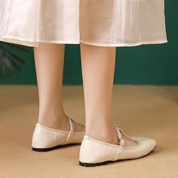 Dear Time Mary Jane Shoes for Women Ballets Strap