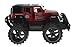 Jeep Wrangler Cross Country 1:14 Scale Battery Operated Remote Controlled 4WD 2.4 GHz Toy RC Truck w/ Remote Control,& Door Opening Action