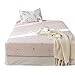 AMWAN Modern Soft Cotton Fitted Sheet Twin Flower Floral Kids Girls Bedding Sheet Deep Pocket Single Bed Sheet Lightweight Teens Children Fitted Sheet Cotton Mattress Cover (NO Pillowcases) 1