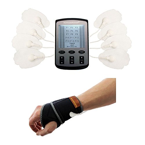 Healthmateforever 15 Modes Digital Muscle Pulse Massager + Carpal