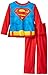 Komar Kids Little Boys' Superman Costume Sleep Set with Cape