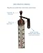 Large 16 Inch Garden Tube Thermometer (Bronze)