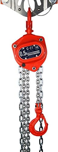 Elephant 500kg Chain Block Lifting Tackle Crane Hoist Manual Gantry Hand Pulley (15mtr)