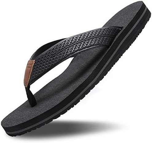wide flip flops with arch support
