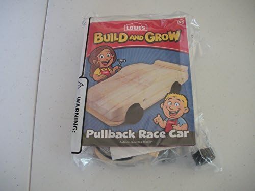 Lowe's Build and Grow Pullback Race Car Wood Kit