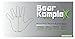 Bear KompleX 2 Hole Leather Hand Grips for Workouts, Pull-ups, Weightlifting, WOD Gymnastics, Crosstraining Palm Grips with Wrist Wraps, Hand Protection from Rips and Blisters,1 Pair
