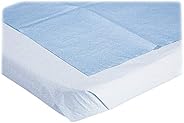 Medline NON24333 Disposable Tissue/Poly Flat Stretcher Sheets, 40" x 72", Blue (P