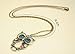 KATGI Classic Style Crystal Owl Design Sweater Chain Pendant Necklace