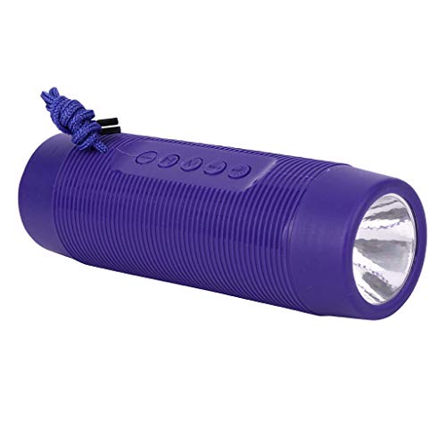 Portable Wireless Bluetooth Stereo Sound SD Card FM USB Speaker Lighting Lamp - Thumbnail 3