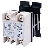 TWTADE Solid State Relay SSR-40 DA 10A DC 3-32V to