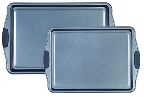 Click Here to See More Images MAKER Homeware 12 Piece Bakeware Set, 6 Medium and 6 Large Cookie Sheets