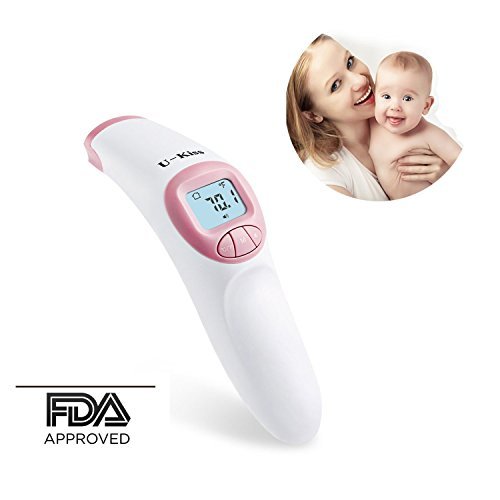 Forehead Digital Thermometer, Non-Contact Infrared, Instant Reading, GraceU Multi-Functional Temperature Infrared Scanner for Body, Surface & Room Measurement, Babies & Home Helper