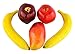 JEDFORE Mixture of Artificial Apple Banana Cherries Mango Grape Lifelike Simulation Realistic Fake Fruit for Home Decoration