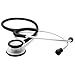ADC 609BK Adscope Lite Model 609 Ultra Lightweight Clinician Stethoscope, 31