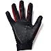 Under Armour Boy's Clean Up Baseball Batting Gloves, Black (007)/White, Youth Medium