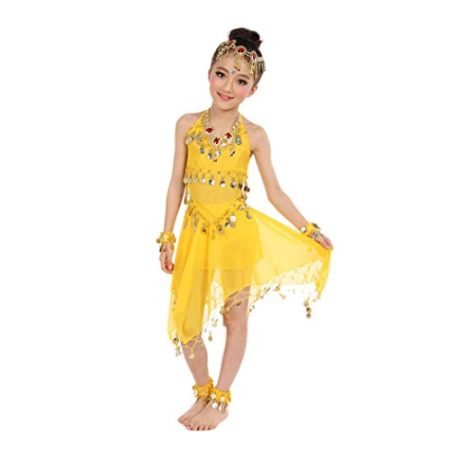 Baby Dance Dresses, Inkach Kids Girls Belly Dance Chiffon Dresses Egypt Dance Outfit Costume Clothes