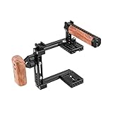 CAMVATE Universal Adjustable Camera Cage Fit for Right Handle and Left Handle Camera(Only Come with Left Handle Grip)