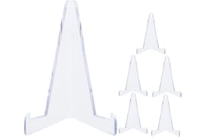 Artibetter 6pcs Trading Card Display Stands for Baseball Sports Cards Holder Easel Rack for Collectible Display