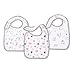aden + anais Snap Bib, 100% Cotton Muslin, Soft Absorbent 3 Layers, Adjustable, 9” X 13”, 3 Pack (Year Of The Dog)