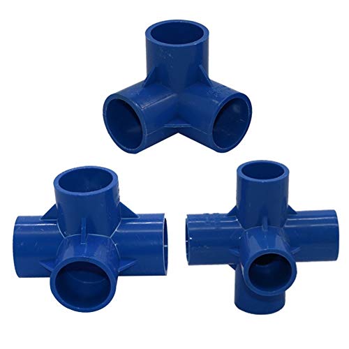 BIG-DEAL Garden Tool,_1Pc PVC Pipe Connectors Inner Diameter 32mm Three-Way Four-Way Five-Way Home Garden Irrigation Water Tube DIY Fittings - ( Diameter:32mm; Color:Four Way )